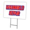 Signmission Windshield Repair Yard Sign & Stake outdoor plastic coroplast window, C-1824 Windshield Repair C-1824 Windshield Repair - alternate 1